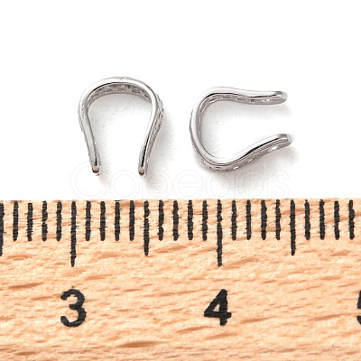 Rhodium Plated 925 Sterling Silver Ear Cuff Findings STER-K176-27P-1