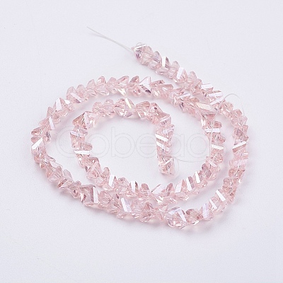 Electroplate Glass Beads Strands X-EGLA-J146-6mm-AB02-1