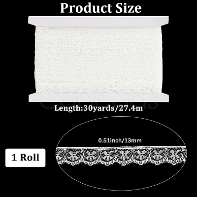 Polyester Lace Triming Ribbons OCOR-WH20050-028A-1