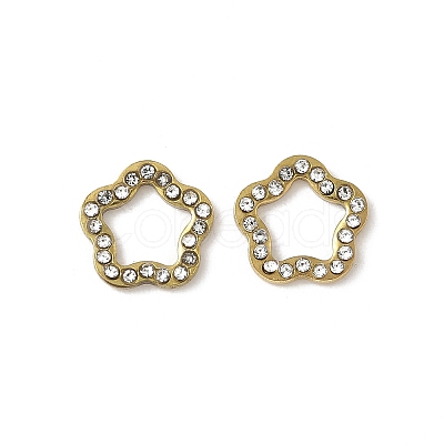 304 Stainless Steel Rhinestone Cabochons STAS-A057-04G-A02-1