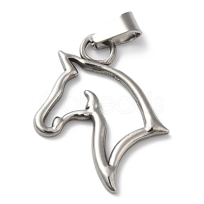 Non-Tarnish 304 Stainless Steel Pendants STAS-D069-03P-1