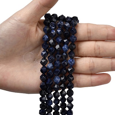 Natural Sodalitee Beads Strands G-Z119-A35-02-1