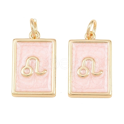 Brass Enamel Pendants KK-CBA62C2-01L-1
