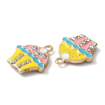Zine Alloy Enamel Pendants ENAM-WH0065-02LG-03-1