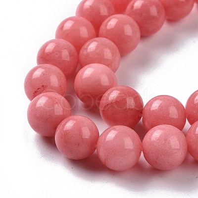 Natural Malaysia Jade Beads Strands G-A146-8mm-B08-1