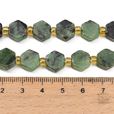 Natural Ruby in Zoisite Beads Strands G-F833-B14-01-1