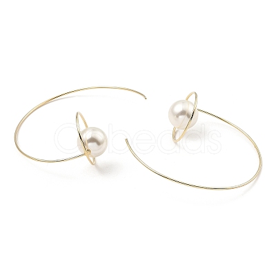 Rack Plating 925 Sterling Silver Dangle Earrings EJEW-Z024-01A-G-1