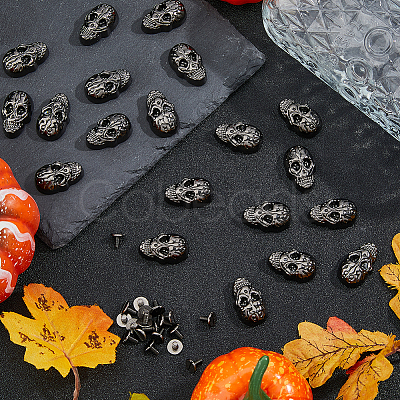 20 Sets Zinc Alloy Studs Rivets FIND-FH0011-83-1