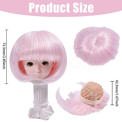 1Pc Silky Thread Wig Caps AJEW-CA0005-14A-1