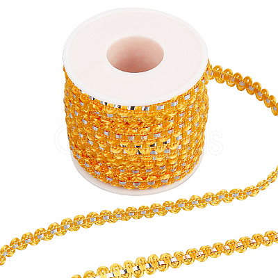 25M Metallic Yarn Lace Ribbons OCOR-GF0003-09G-1