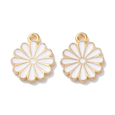 Alloy Enamel Pendants ENAM-O001-07I-G-1