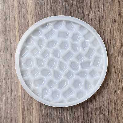 Silicone Diamond Texture Cup Mat Molds DIY-C061-04F-1