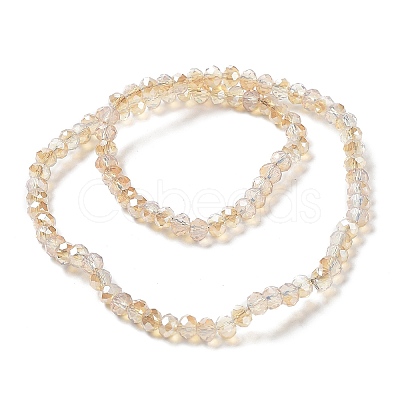 Electroplate Glass Beads Strands EGLA-A034-J6mm-K01-1