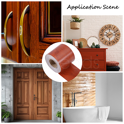 2 Rolls PVC Self Adhesive Wallpaper DIY-GL0005-52-1