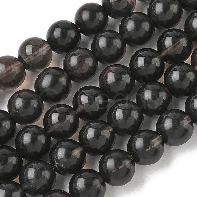 Natural Ice Obsidian Beads Strands X-G-P590-A03-10mm-03-1