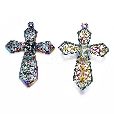 Alloy Big Pendants Rhinestone Settings X-PALLOY-N156-030-RS-1