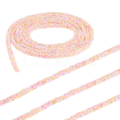 AB Plastic Glitter Sequin Rope for DIY Wedding Dresses Costume Clothing Shoes Jewelry Accessory OCOR-WH20007-02A-04-1