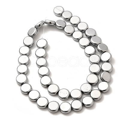 Electroplated Synthetic Non-magnetic Hematite Beads Strands G-L613-L01-02A-1