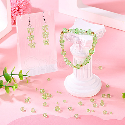 4 Strands 4 Styles Glass Beads Strands EGLA-TA0012-97B-1
