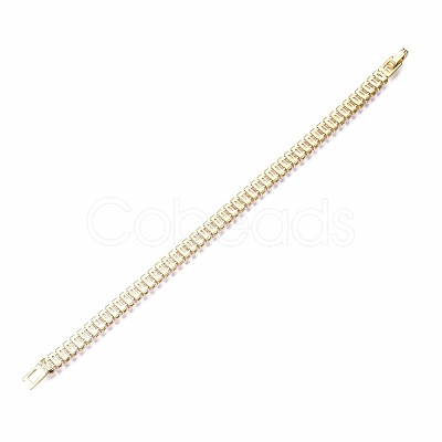 Cubic Zirconia Classic Tennis Bracelet ZIRC-S067-073G-NF-1