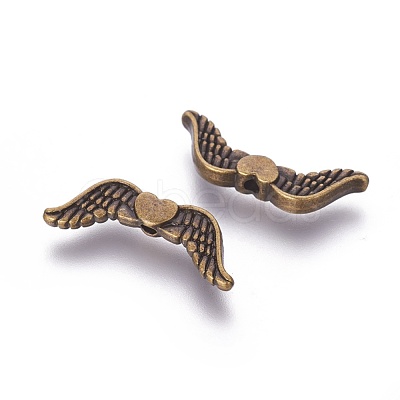Tibetan Style Alloy Beads TIBEB-6803-AB-LF-1