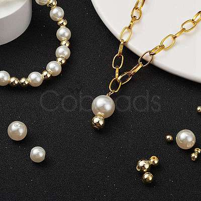 DIY Round Beads Jewelry Set Making Kit DIY-YW0004-45G-1