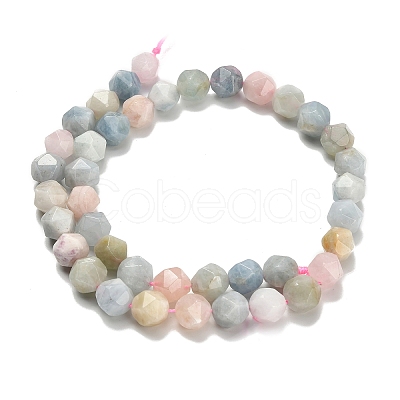Natural Morganite Beads Strands G-H329-E03-10mm-01-1