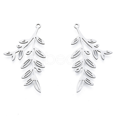 Non-Tarnish 201 Stainless Steel Pendants STAS-N090-LA968-1-1
