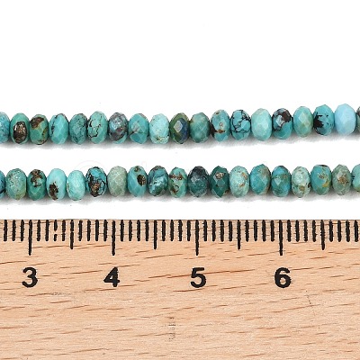 Natural HuBei Turquoise Beads Strands G-B175-A15-2x4mm-1