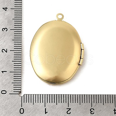 Brass Locket Pendants KK-P342-01B-G-1