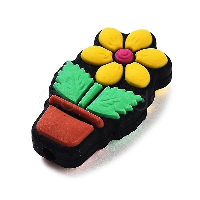 Easter Silicone Focal Beads SIL-Q024-03C-1