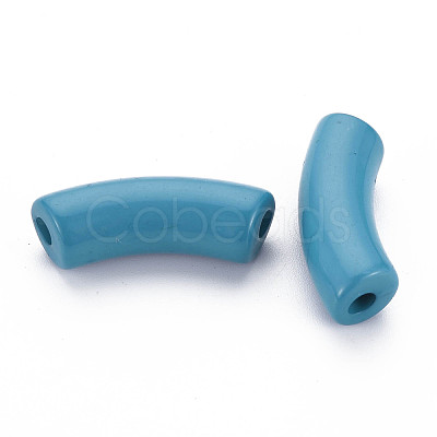 Opaque Acrylic Beads MACR-S372-001B-18-4530-1