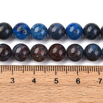 Natural Blue Opal Beads Strands X-G-H045-A02-8MM-1