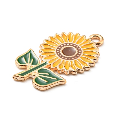 Thanksgiving Day Alloy Enamel Pendants ENAM-D060-01I-KCG-1