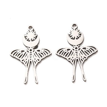 201 Stainless Steel Pendants X-SA-Z001-09P-1