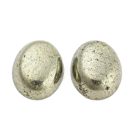 Natural Pyrite Cabochons G-G013-02A-1