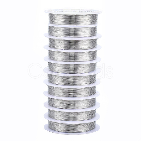 Round Copper Jewelry Craft Wire CW0.3mm006-1