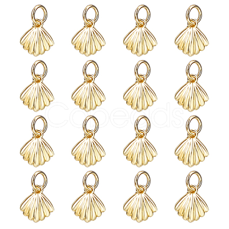 16Pcs Brass Charms ZIRC-HY0001-14-1