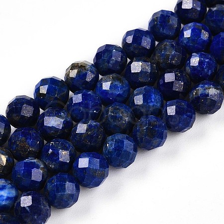 Natural Lapis Lazuli Beads Strands G-S345-6mm-24-1