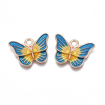 Alloy Enamel Pendants ENAM-S115-146A-1