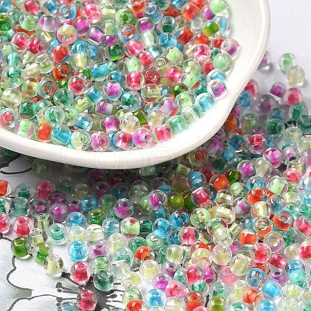 Transparent Glass Round Seed Beads SEED-B001-05A-03-1