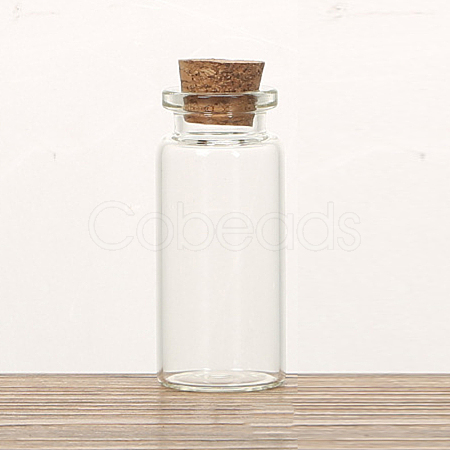 Glass Cork Bottles Ornament CON-PW0001-038D-1