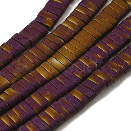 Electroplated Non-magnetic Synthetic Hematite Beads Strands G-C106-B01-06A-1