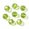 Imitation Austrian Crystal Beads, Grade AAA, K9 Glass, Faceted(32 Facets), Round, Yellow Green, 6mm, Hole: 0.7~0.9mm