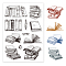 PVC Plastic Stamps, for DIY Scrapbooking, Photo Album Decorative, Cards Making, Stamp Sheets, Book Pattern, 16x11x0.3cm