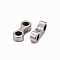 Tarnish Resistant 201 Stainless Steel Bead Spacer Bars, Stainless Steel Color, 12x5x2mm, Hole: 2.5mm