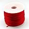 Nylon Thread, Rattail Satin Cord, Red, 1.5mm, about 49.21 yards(45m)/roll