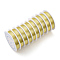 Round Copper Jewelry Wire, Long-Lasting Plated, Light Gold, 28 Gauge(0.3mm), about 51.18 Feet(15.6m)/roll