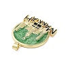 Rack Plating Brass Enamel Pendants KK-H474-21G-02-2