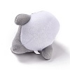 PP Cotton Mini Animal Plush Toys Dolphin Pendant Decoration HJEW-C002-01B-3